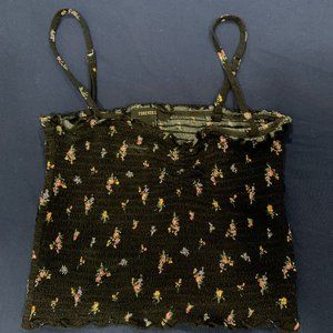 Forever 21 Flower Spaghetti Strap